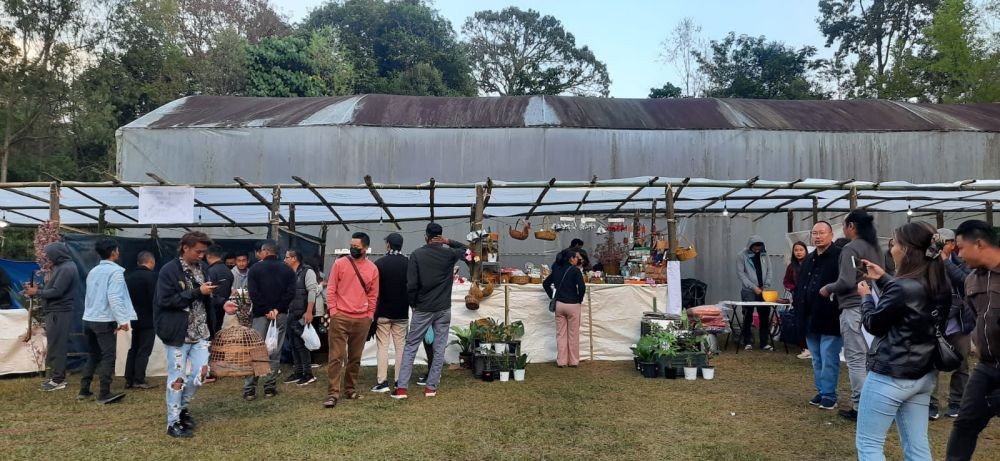 Nagaland’s first Cherry Blossom festival got underway at Longkhum village in Mokokchung on November 22. (Morung Photo)